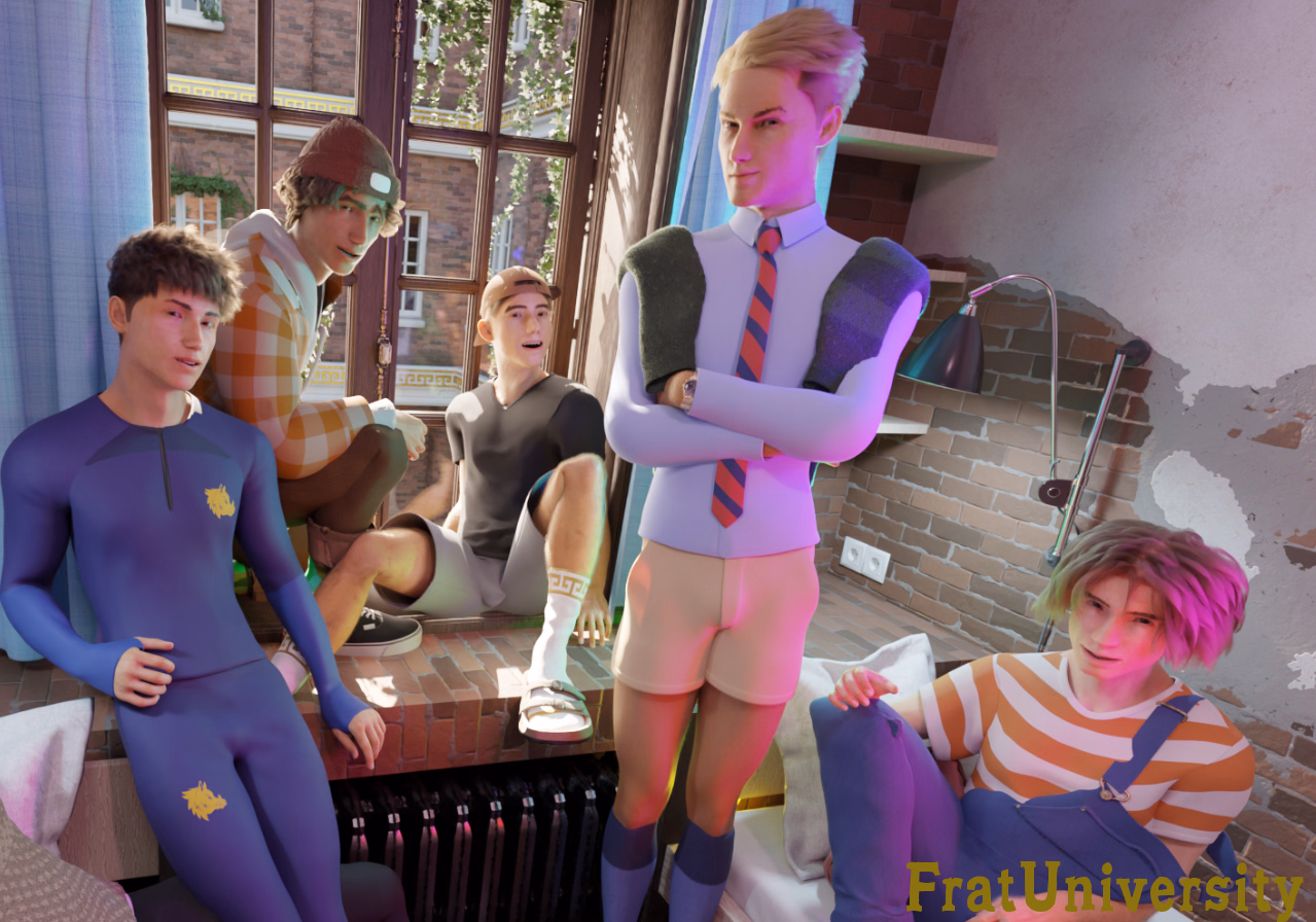 FratUniversity — free Ren'Py adult game download