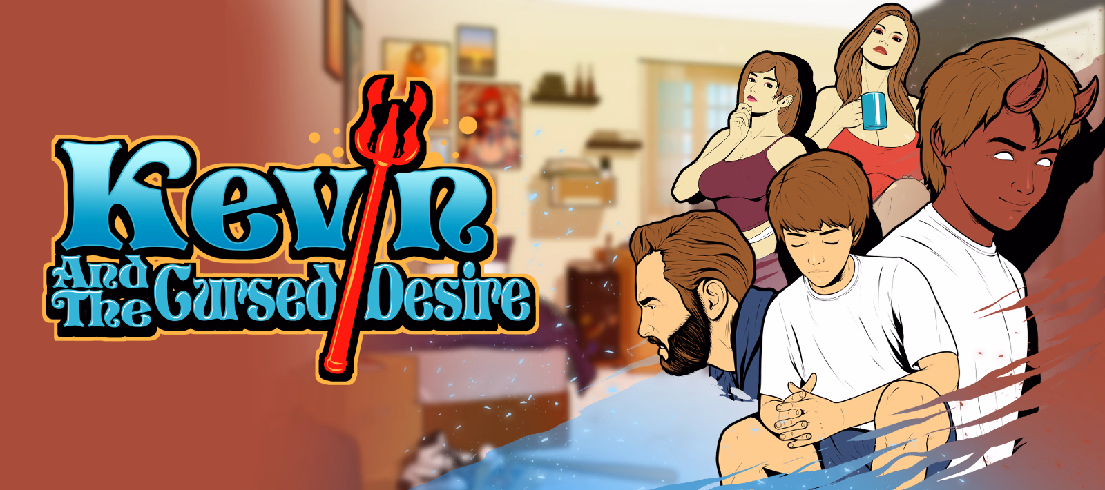 Kevin and the Cursed Desire — free RPGM adult game download