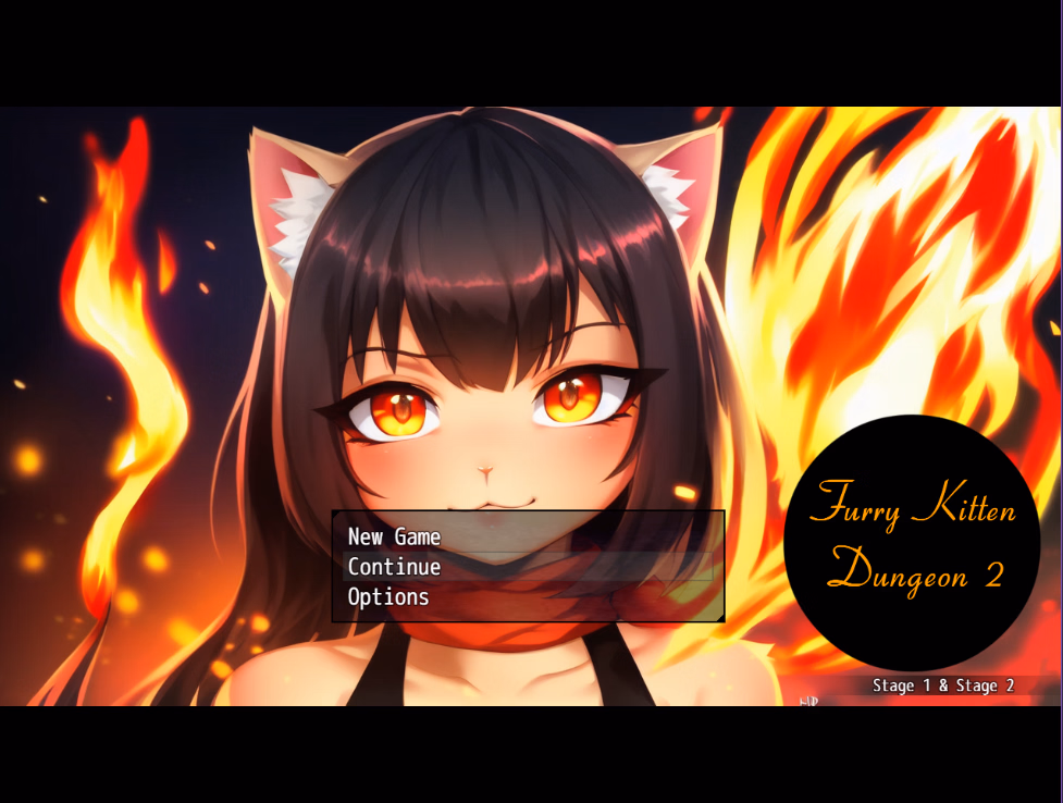 Furry Kitten Dungeon 2 — free RPGM adult game download
