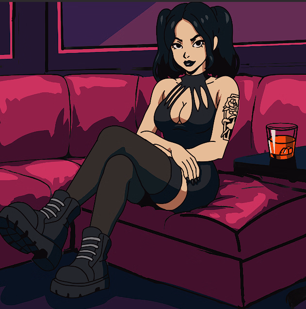 Infinite Date with Big Tiddy Goth Girl — free Others adult game download