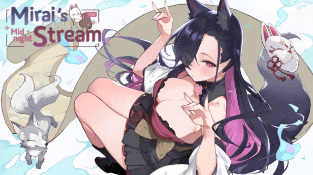Mirai's Midnight Stream — free Unity adult game download