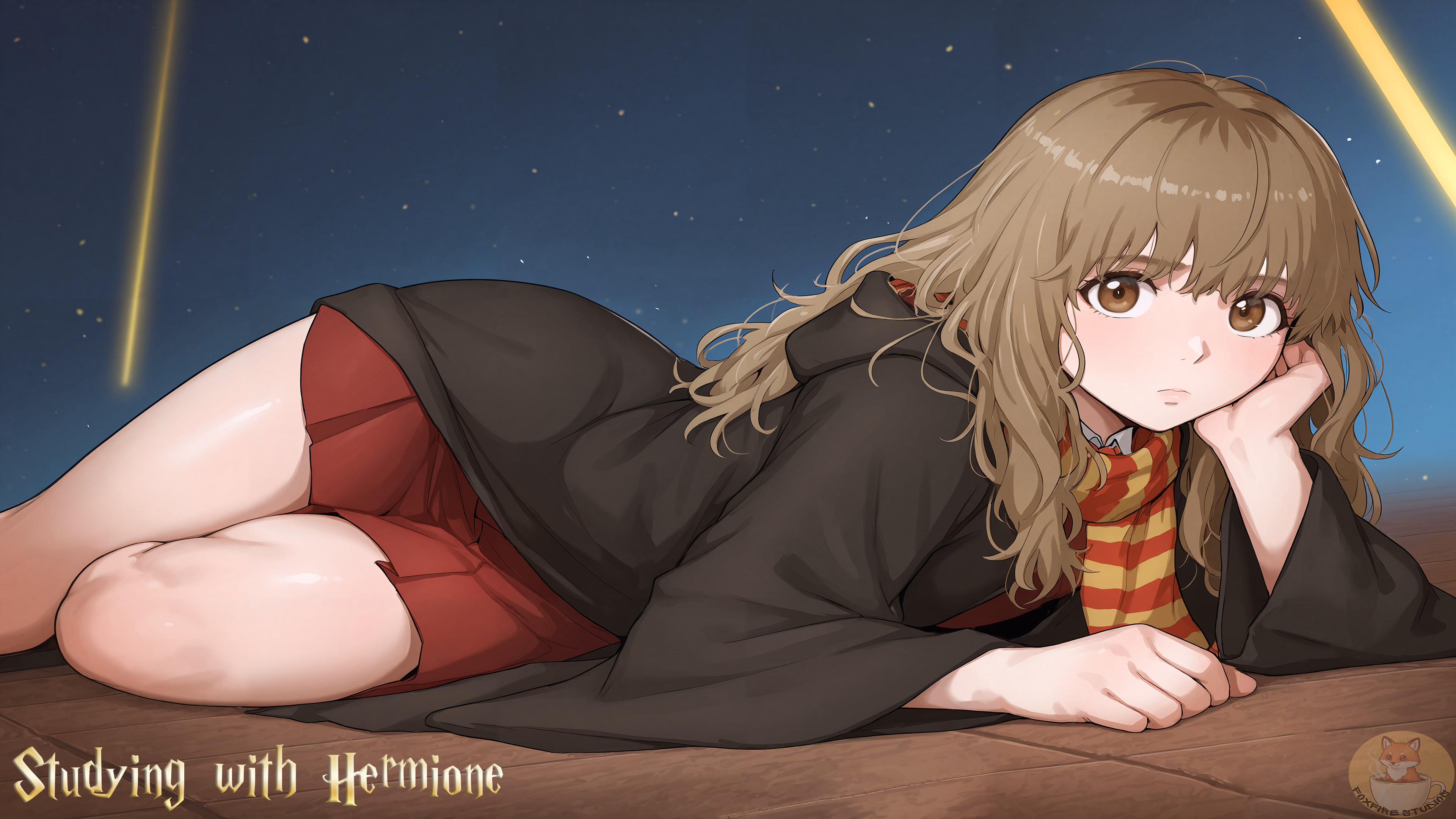 Studying  with Hermione — free Ren'Py adult game download