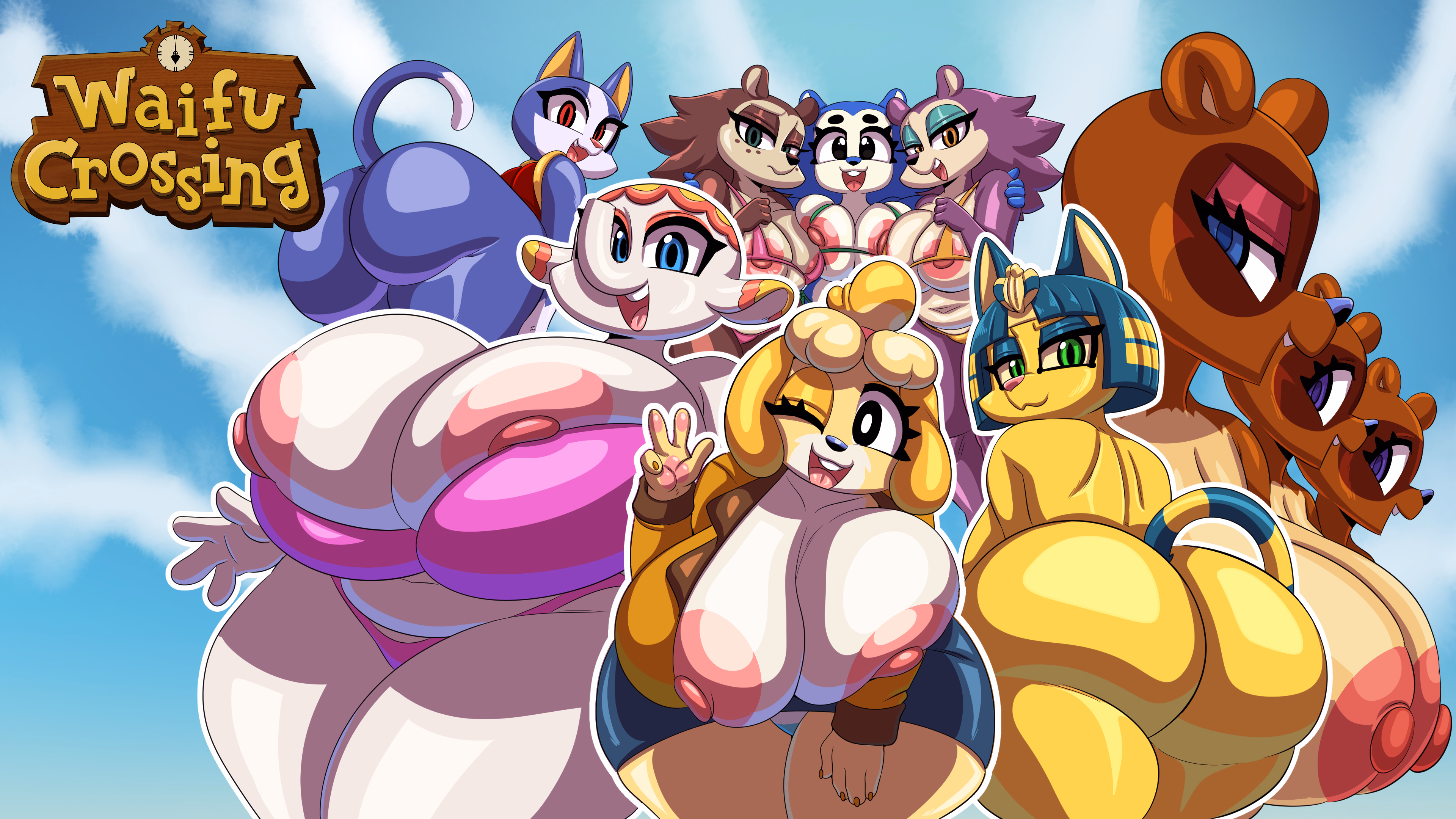 Waifu Crossing — free Ren'Py adult game download