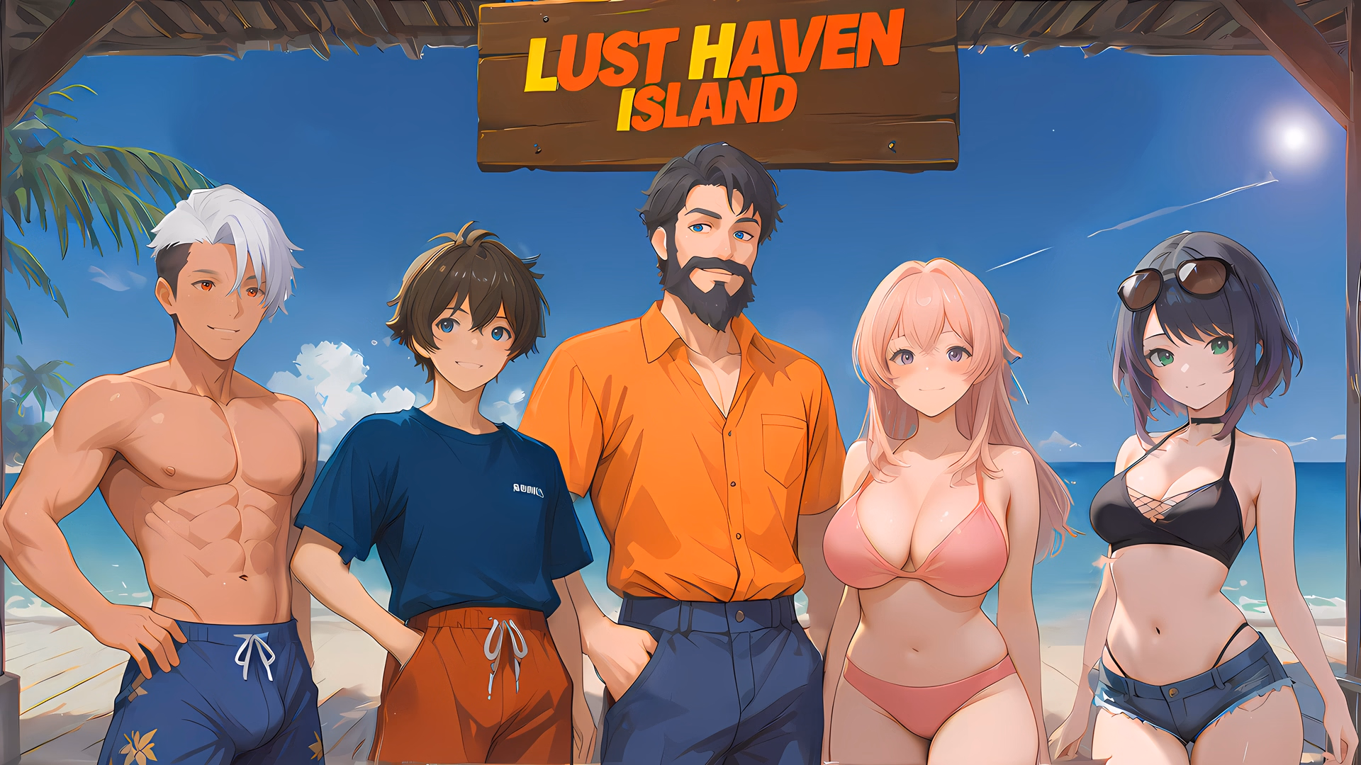 Lust Haven Island! Forbidden Shores — free Ren'Py adult game download
