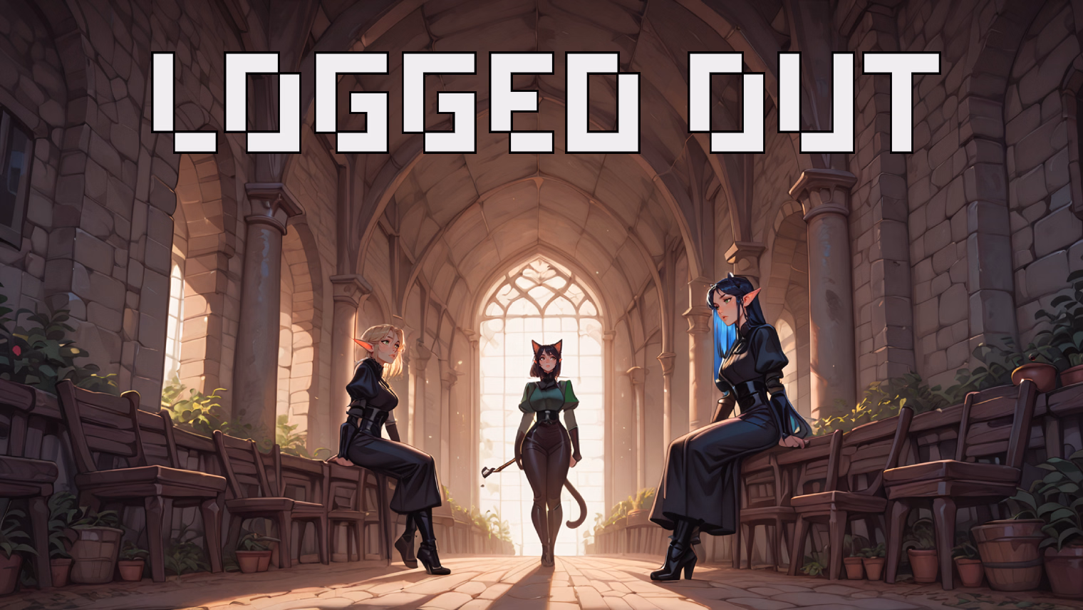 Logged Out — free Ren'Py adult game download