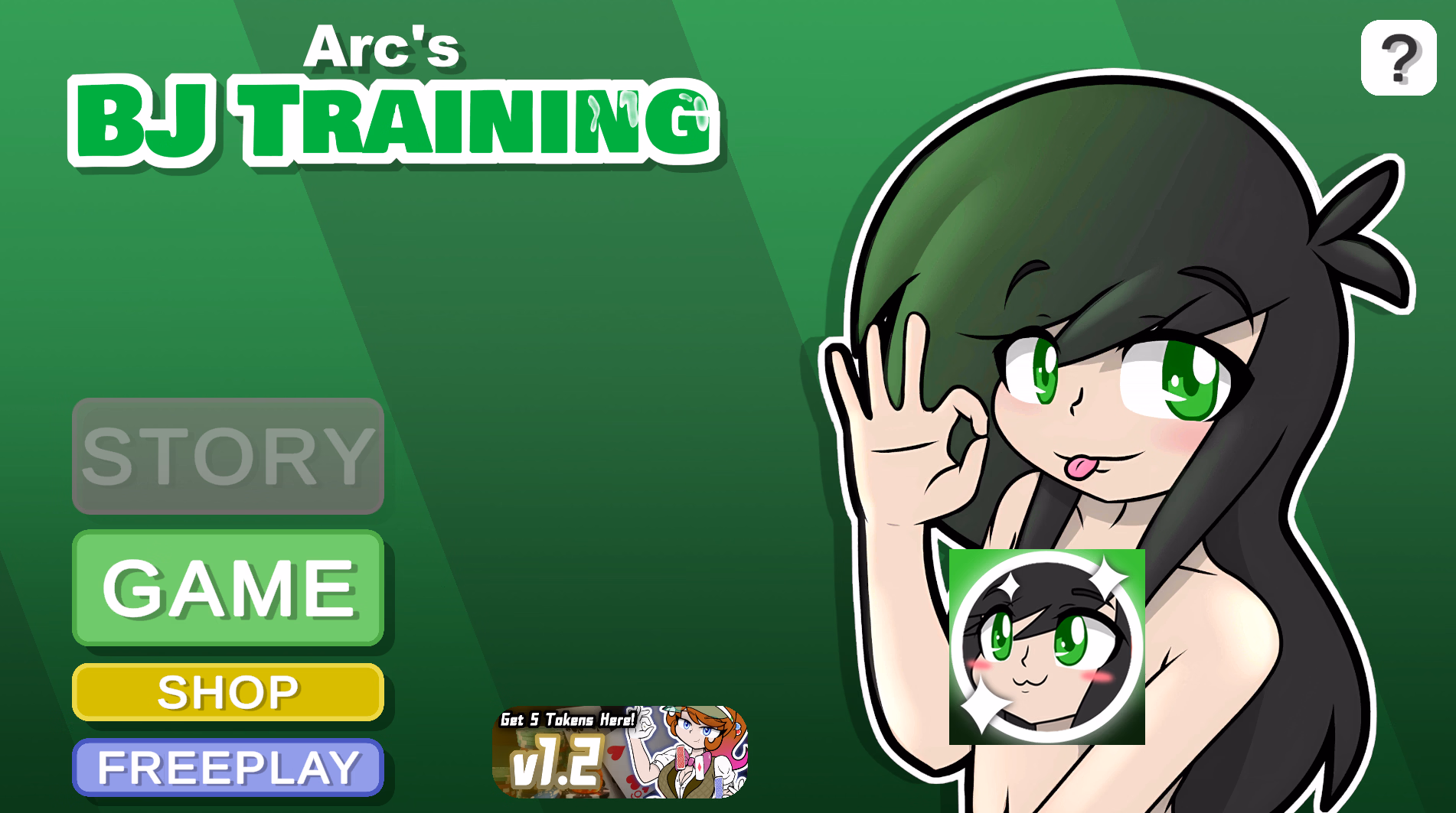 Arc's BJ Training — free Unity adult game download