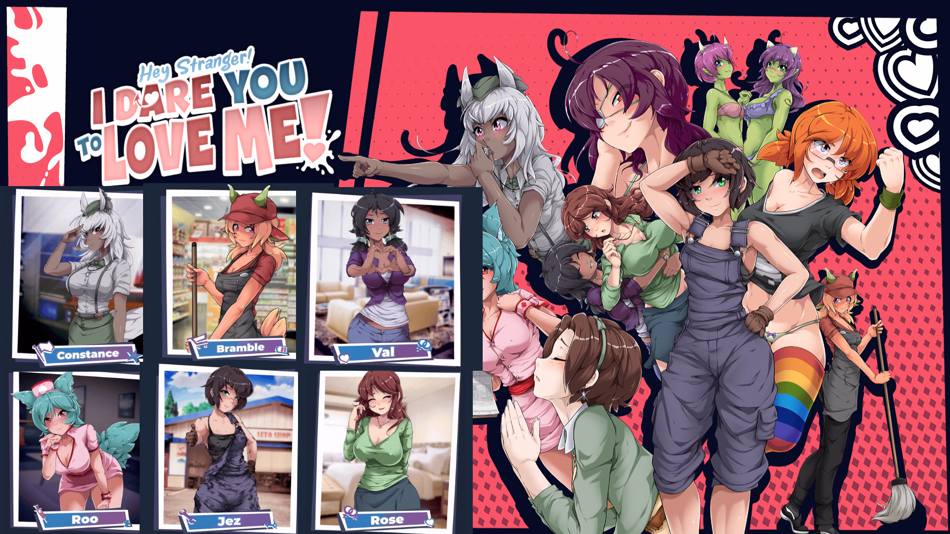 Hey Stranger! I Dare You to Love Me! — free Unity adult game download