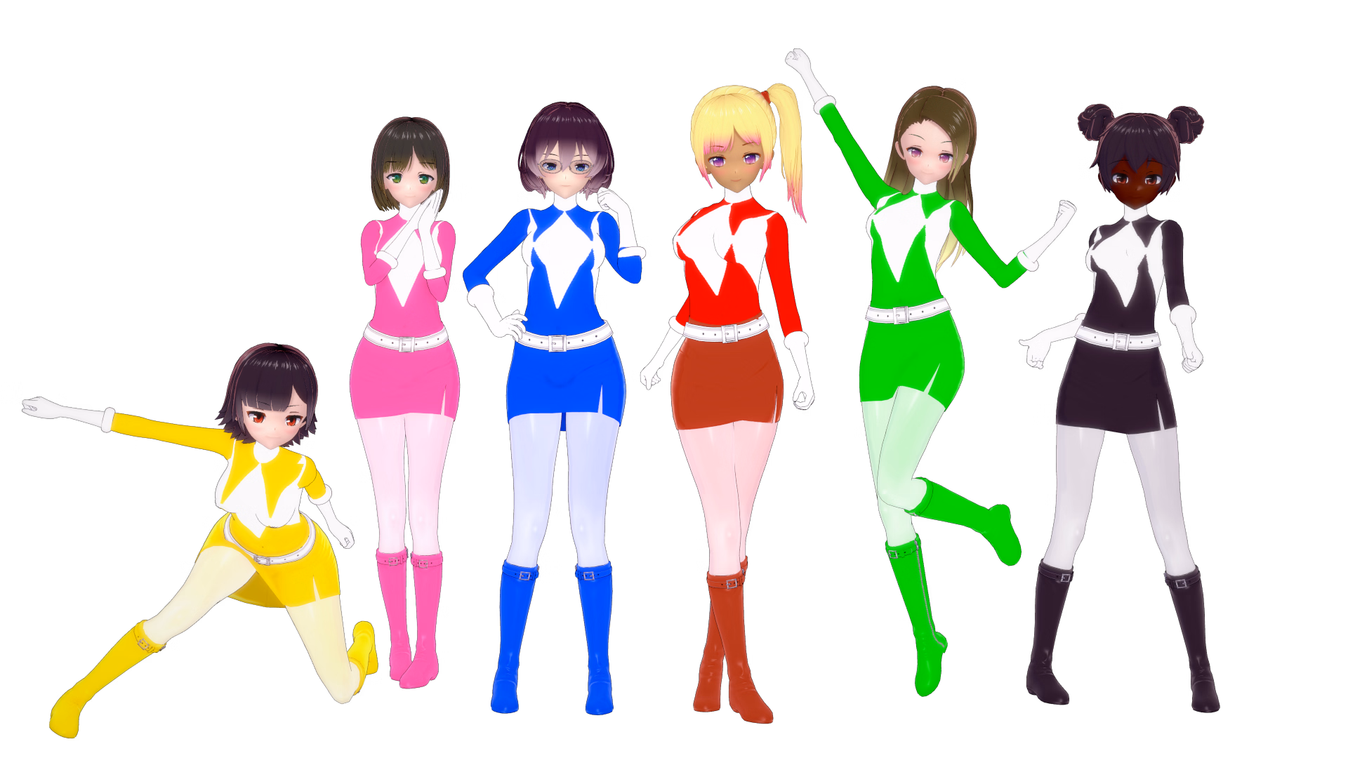 Justiciar Sentai — free Ren'Py adult game download
