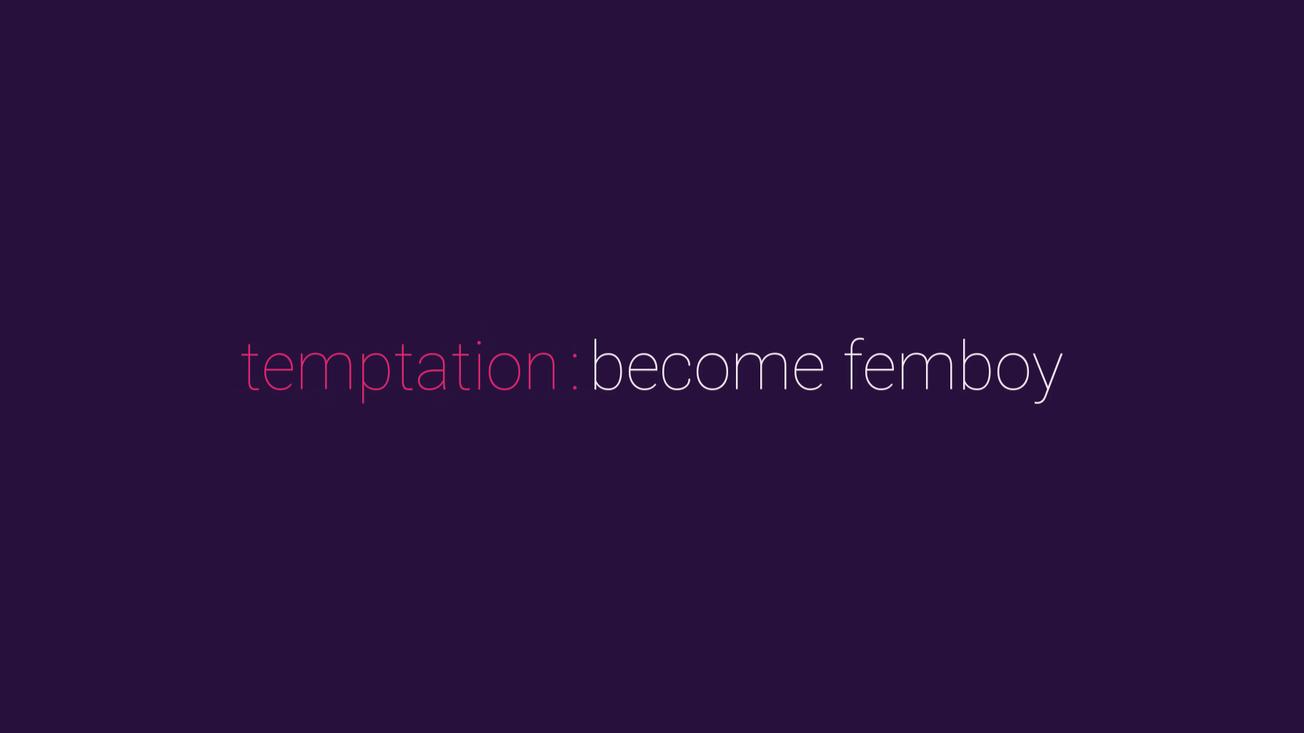 Temptation: Become Femboy — free Ren'Py adult game download