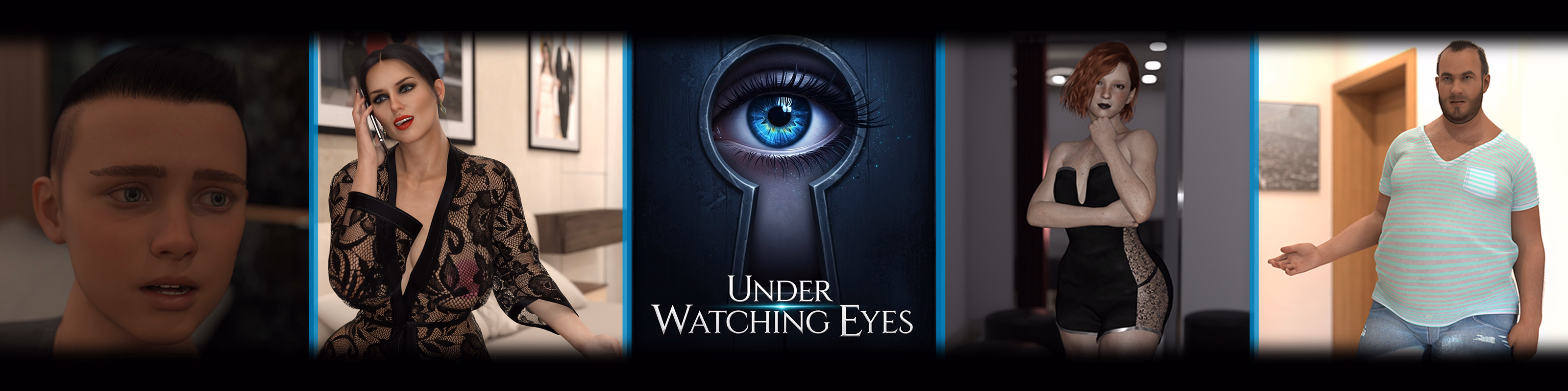 Under Watching Eyes — free Ren'Py adult game download
