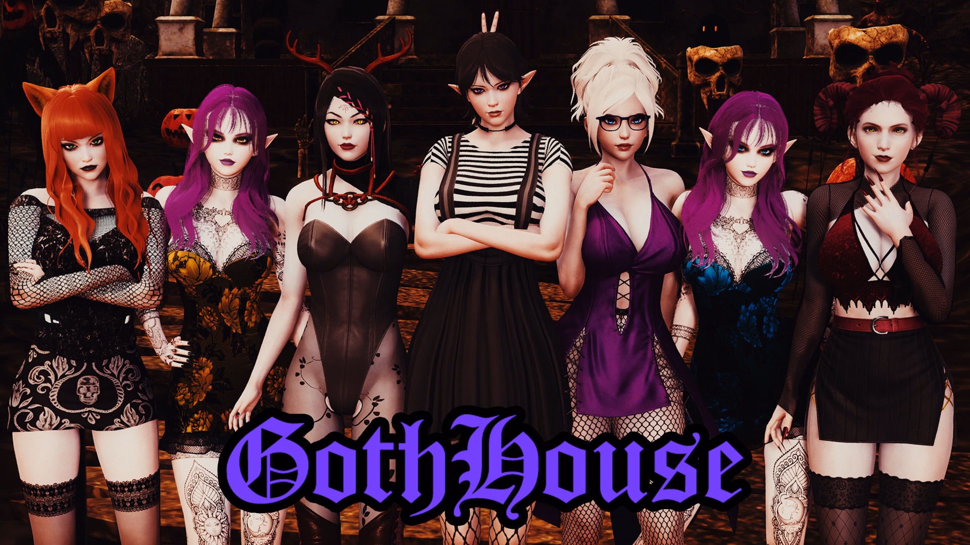GothHouse — free Ren'Py adult game download