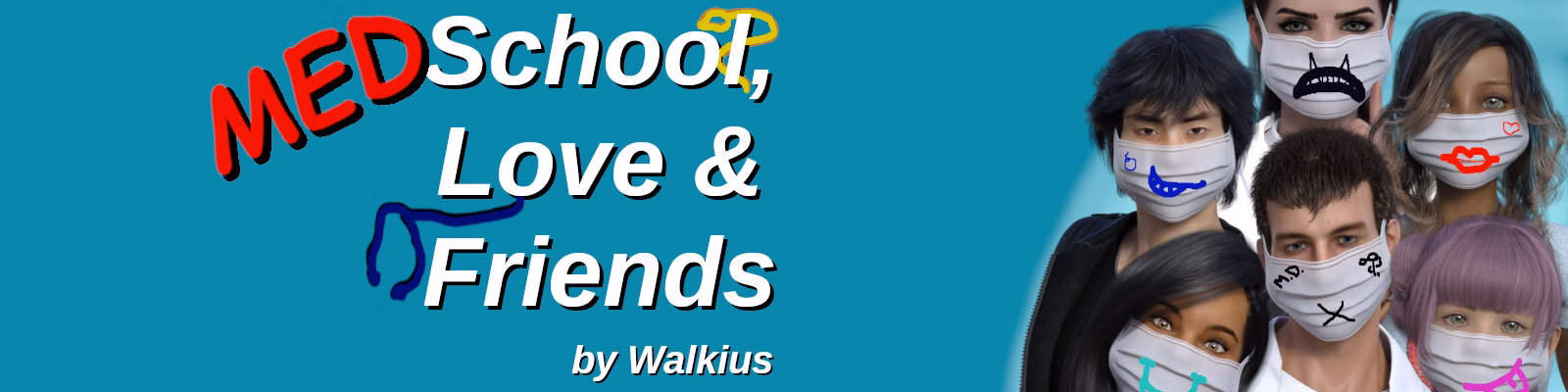 Medschool, Love and Friends — free Unity adult game download