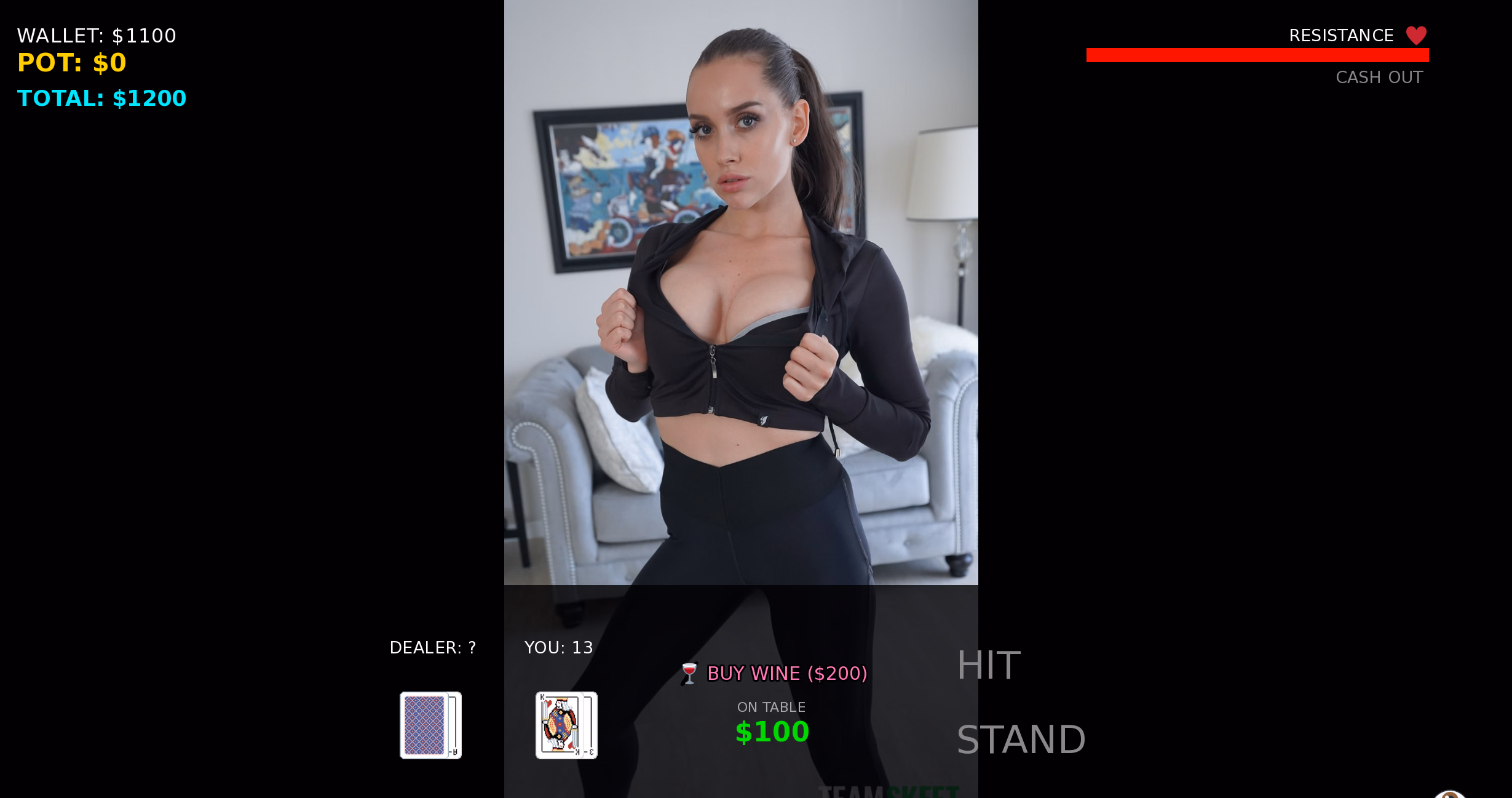WWP Strip Blackjack — free Ren'Py adult game download
