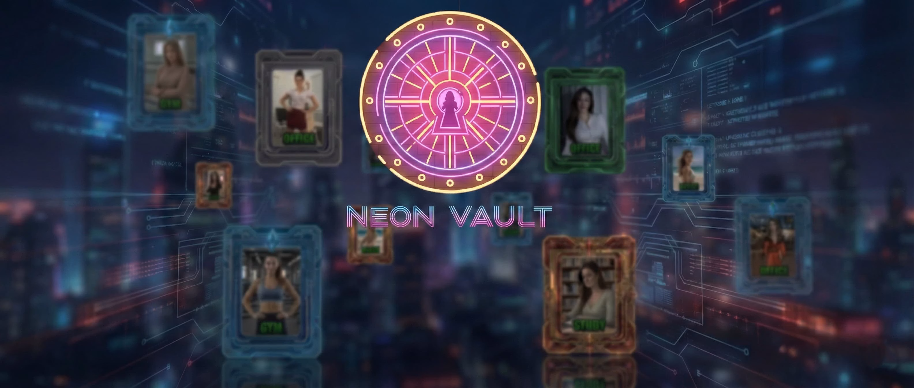 Neon Vault — free Ren'Py adult game download