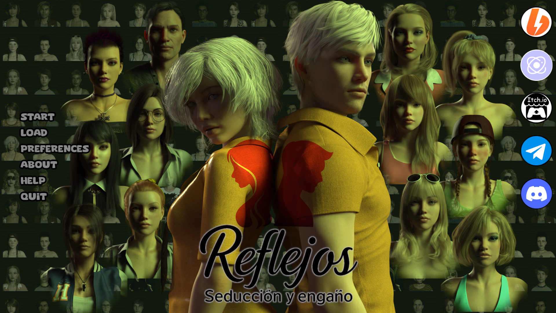 Reflejos — free Ren'Py adult game download