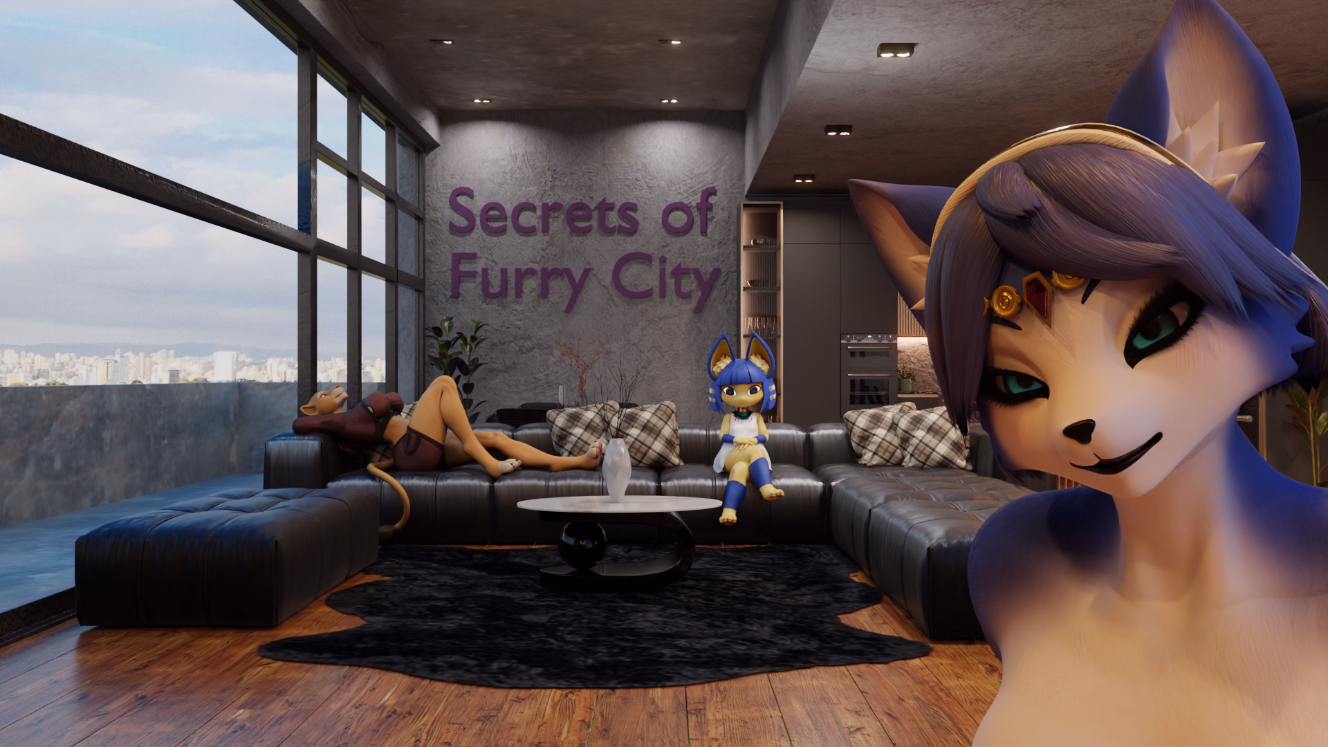 Secrets of Furry City — free Ren'Py adult game download