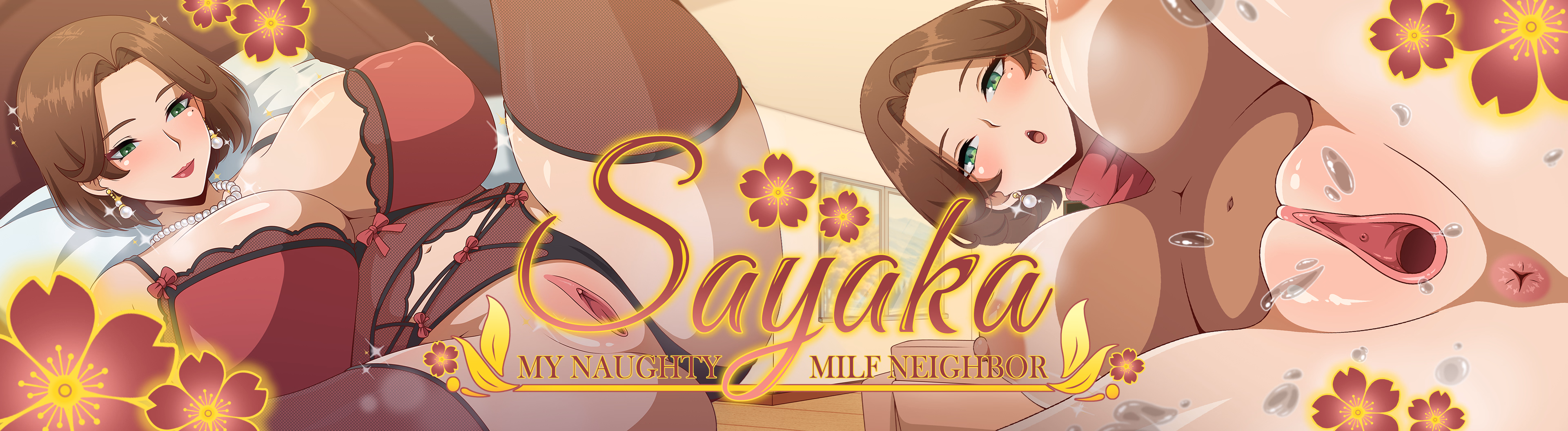 Sayaka My Naughty Milf Neighbor — free Ren'Py adult game download