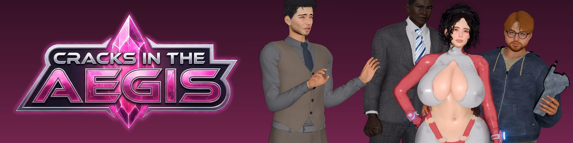 Cracks in the Aegis: A Superheroine NTR Story — free Ren'Py adult game download