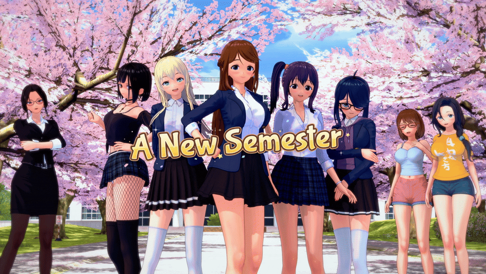 A New Semester — free RPGM adult game download