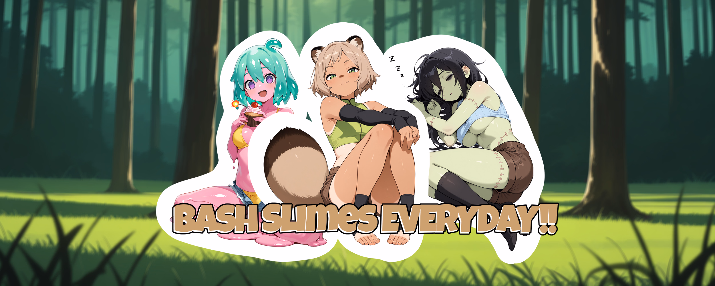 Bash Slimes EVERYDAY!! — free Unity adult game download