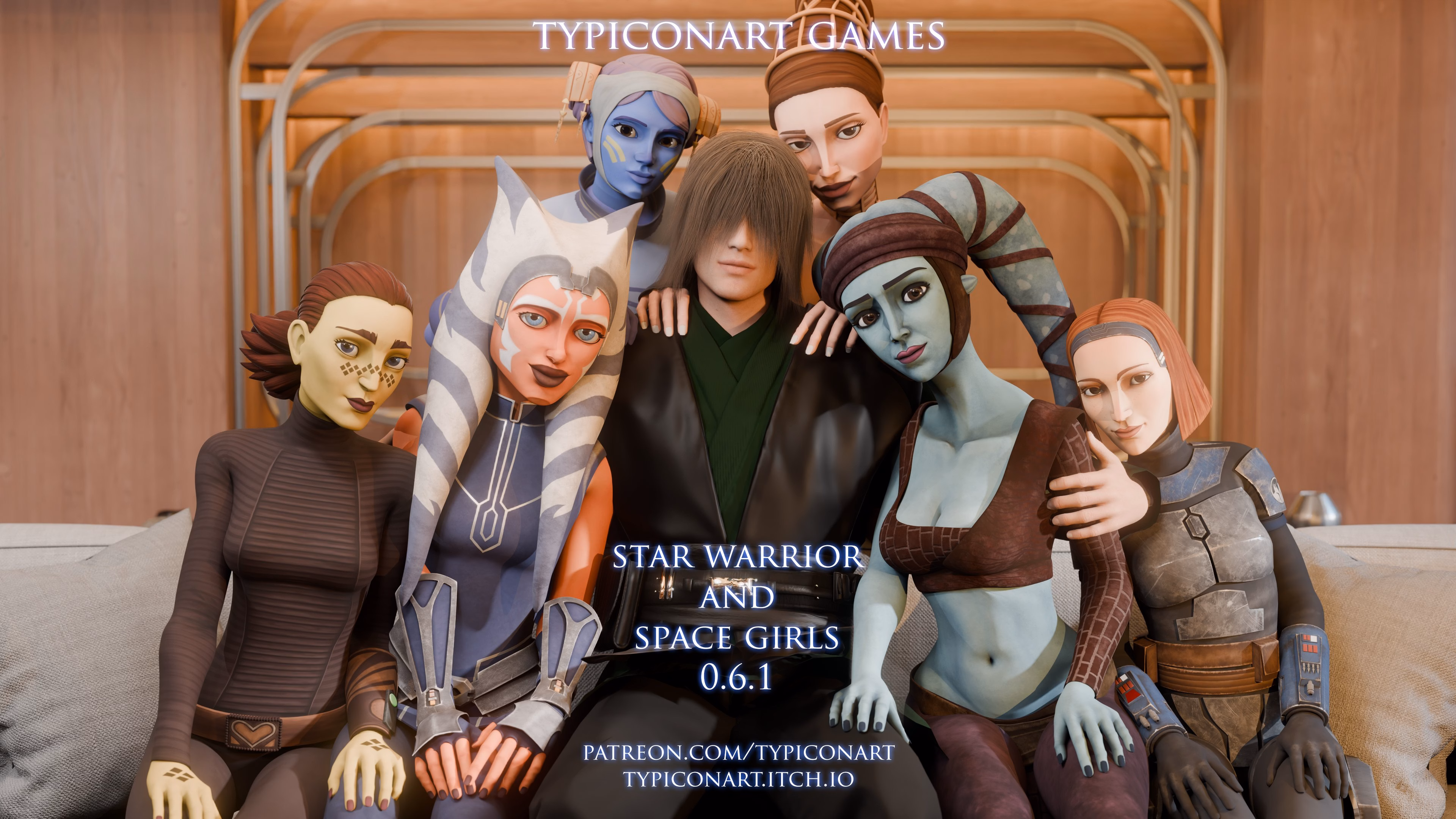 Star Warrior and Space Girls