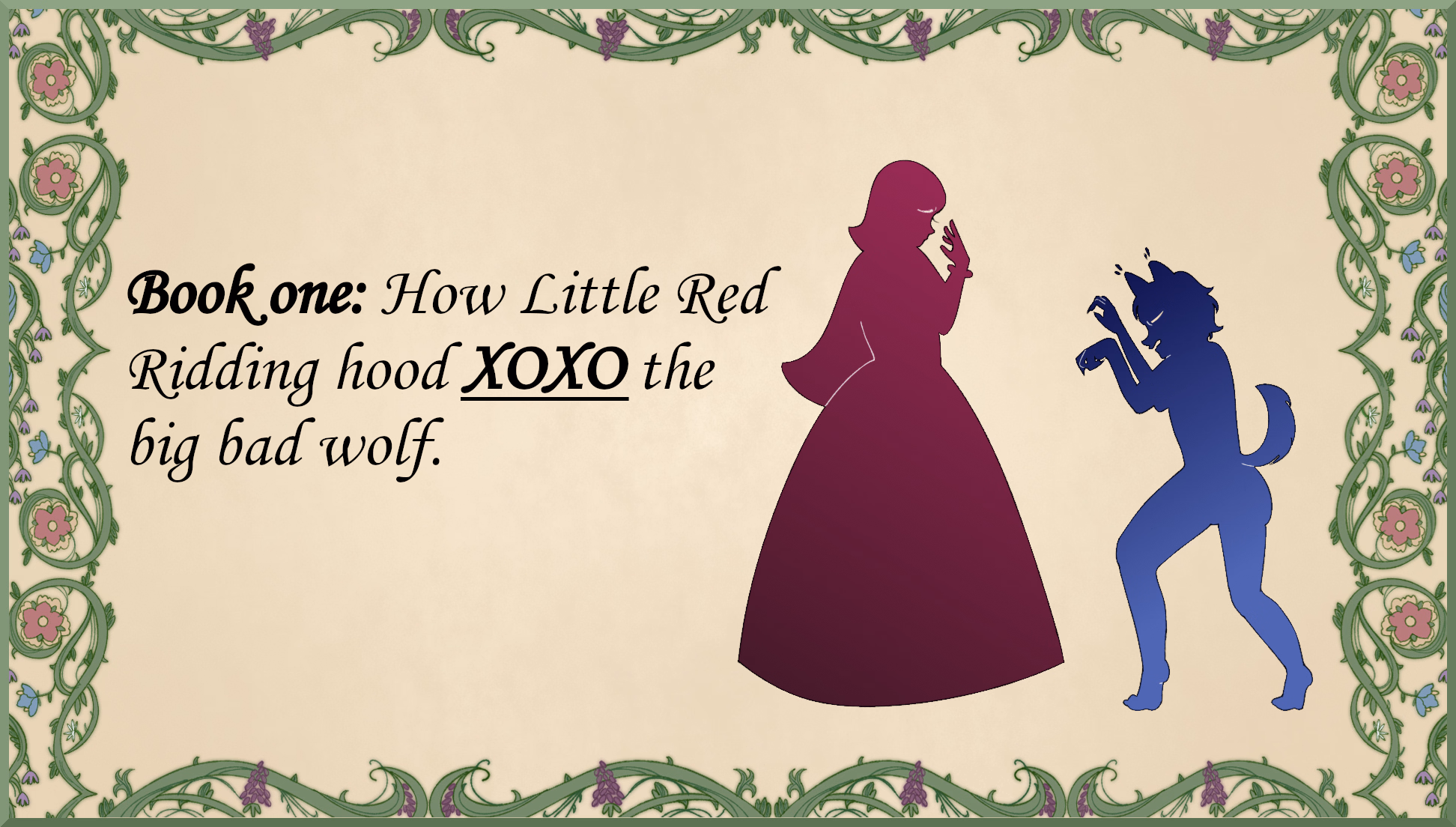 How Little Red Ridding Hood XOXO the Big Bad Wolf — free Ren'Py adult game download