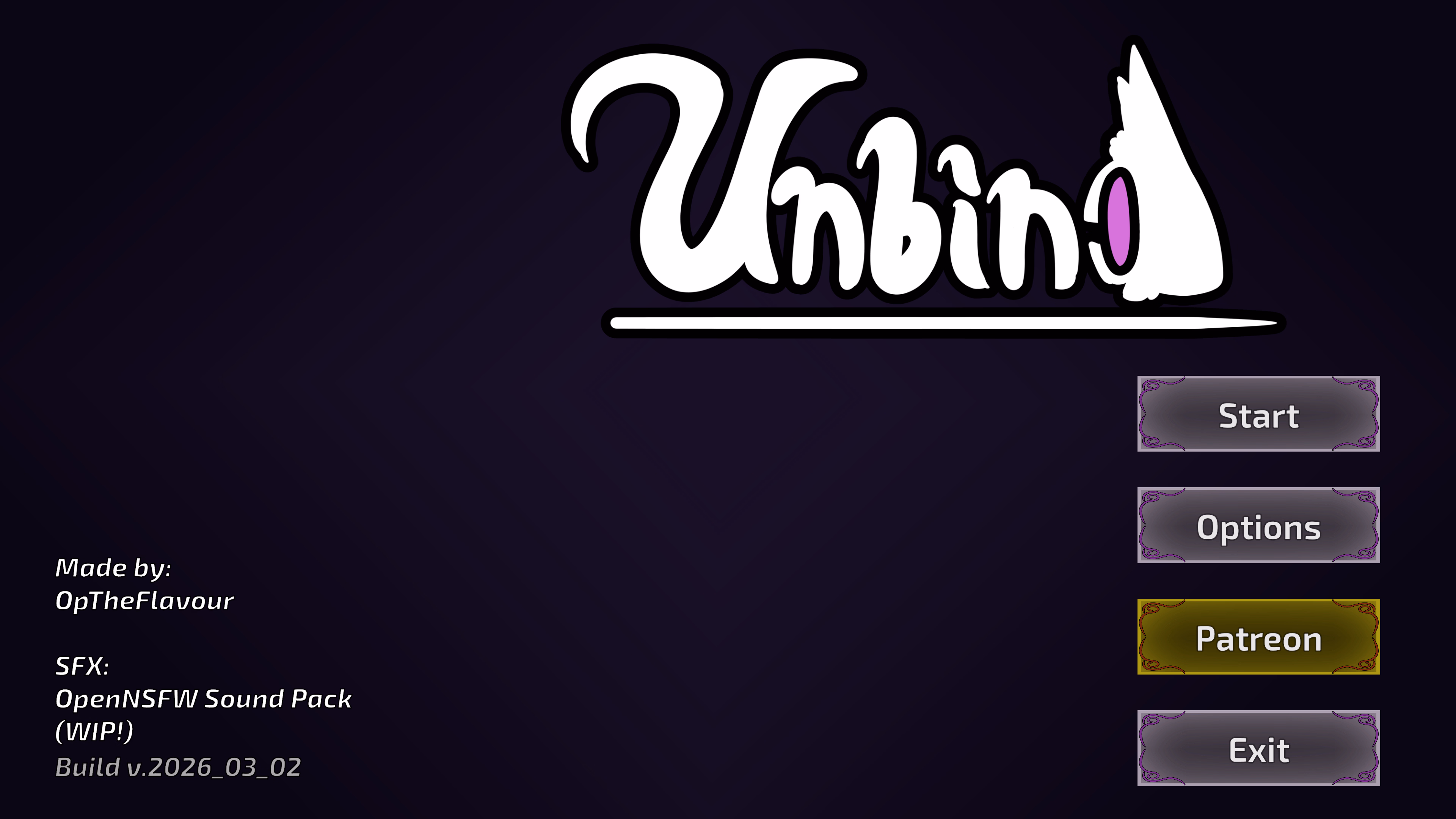 Unbind — free Unity adult game download