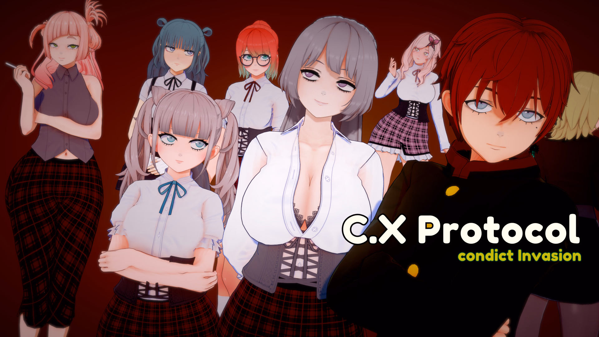 C.X Protocol: Condict Invasion — free Ren'Py adult game download