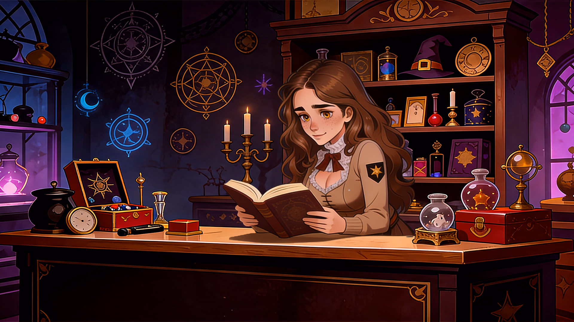 Hogwarts Magic Shop — free RPGM adult game download
