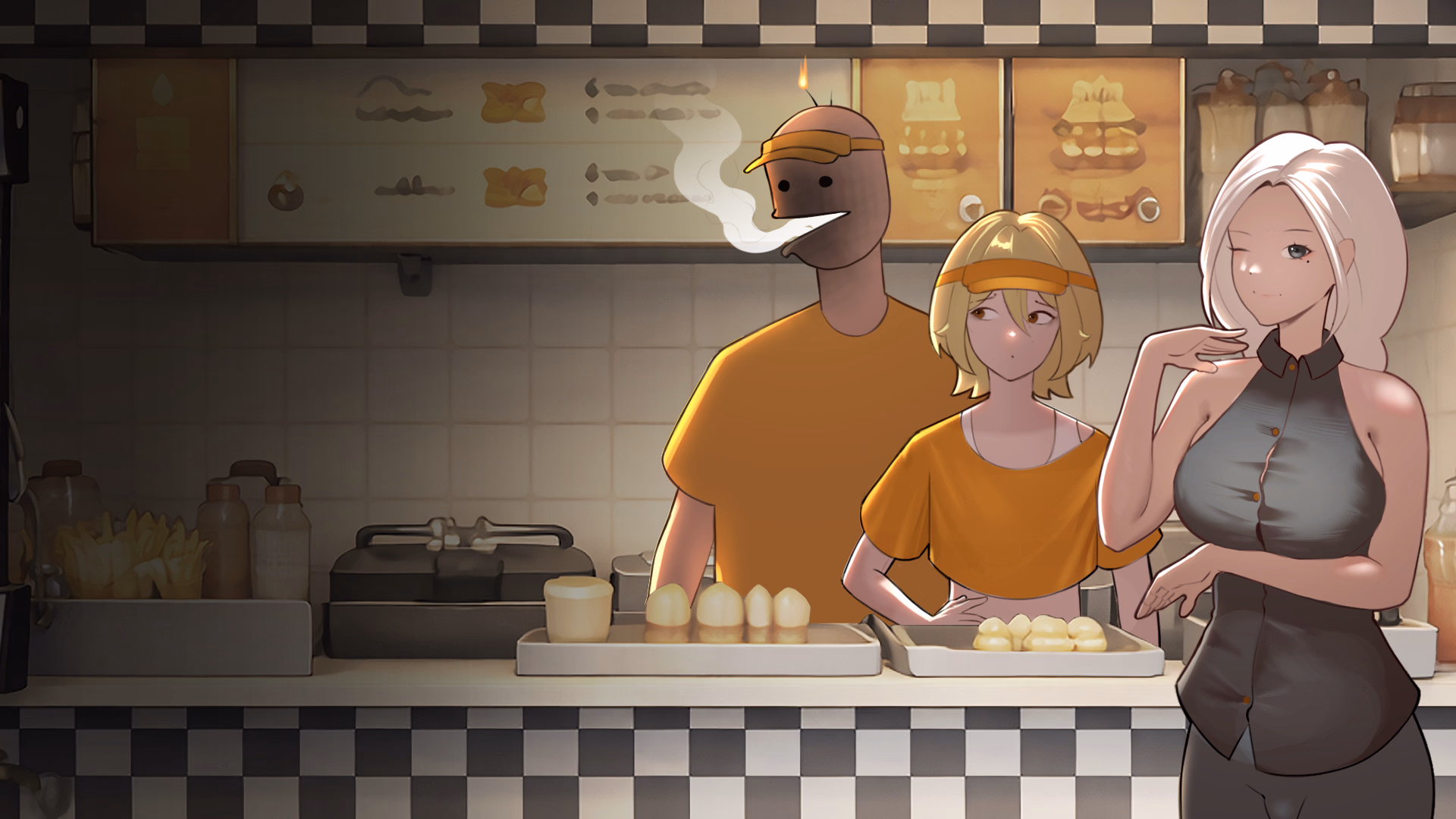 Avelis Burger — free Ren'Py adult game download