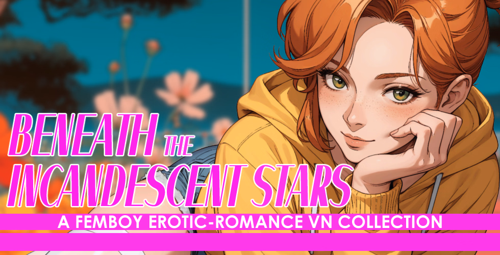 Beneath the Incandescent Stars: A Femboy Erotic-Romance VN Collection — free Ren'Py adult game download