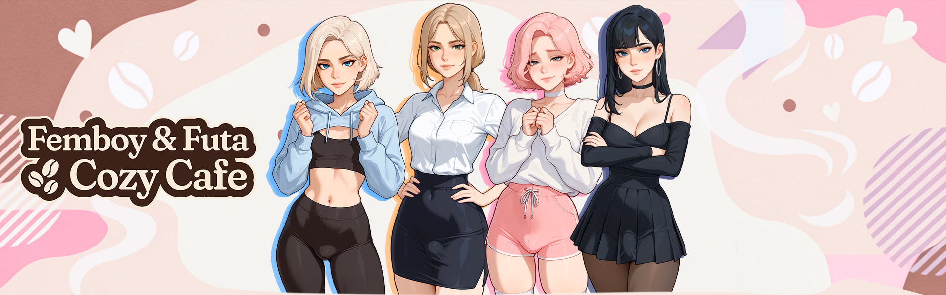 Femboy & Futa Cozy Cafe — free Ren'Py adult game download