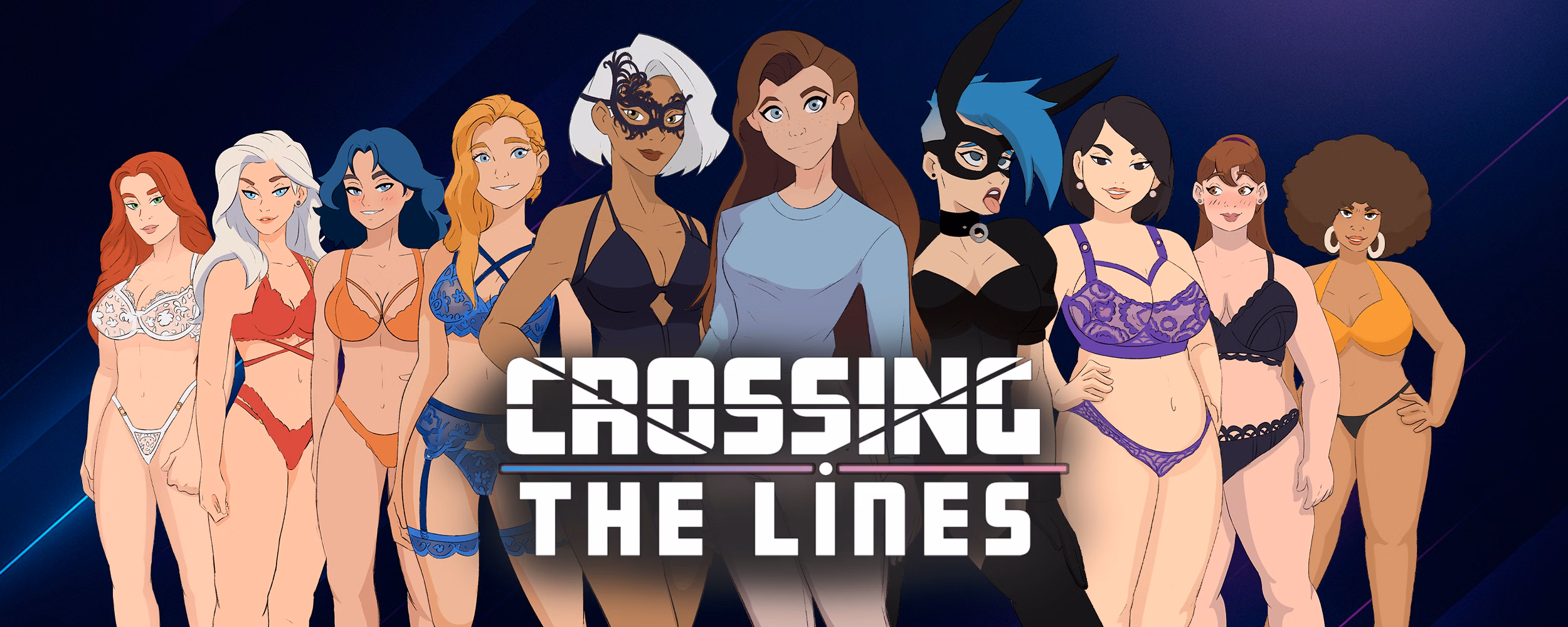 Crossing the Lines — free Ren'Py adult game download
