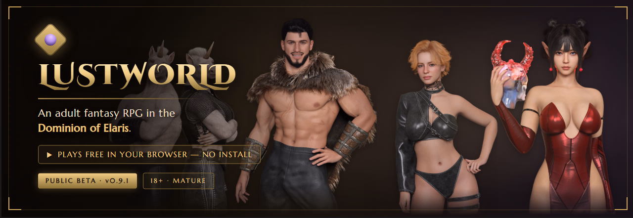 Lustworld — free HTML adult game download
