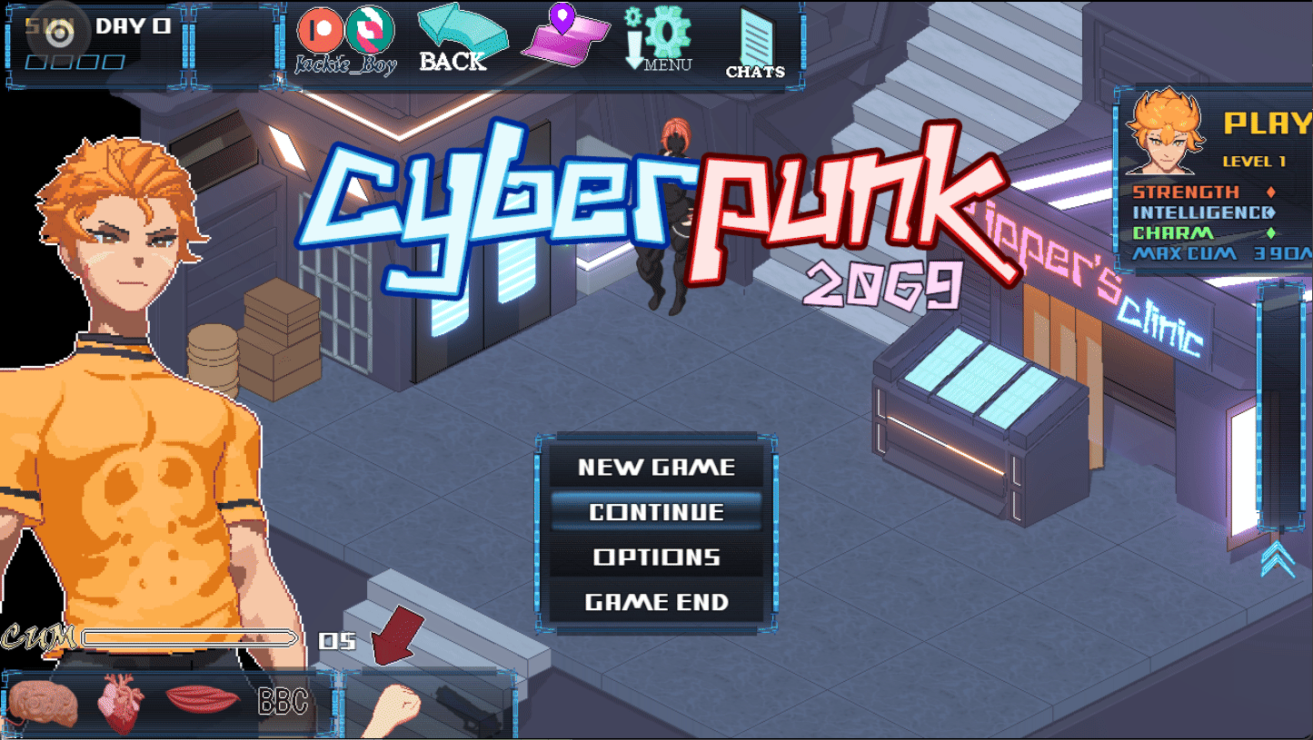 Cyberpunk 2069 — free RPGM adult game download