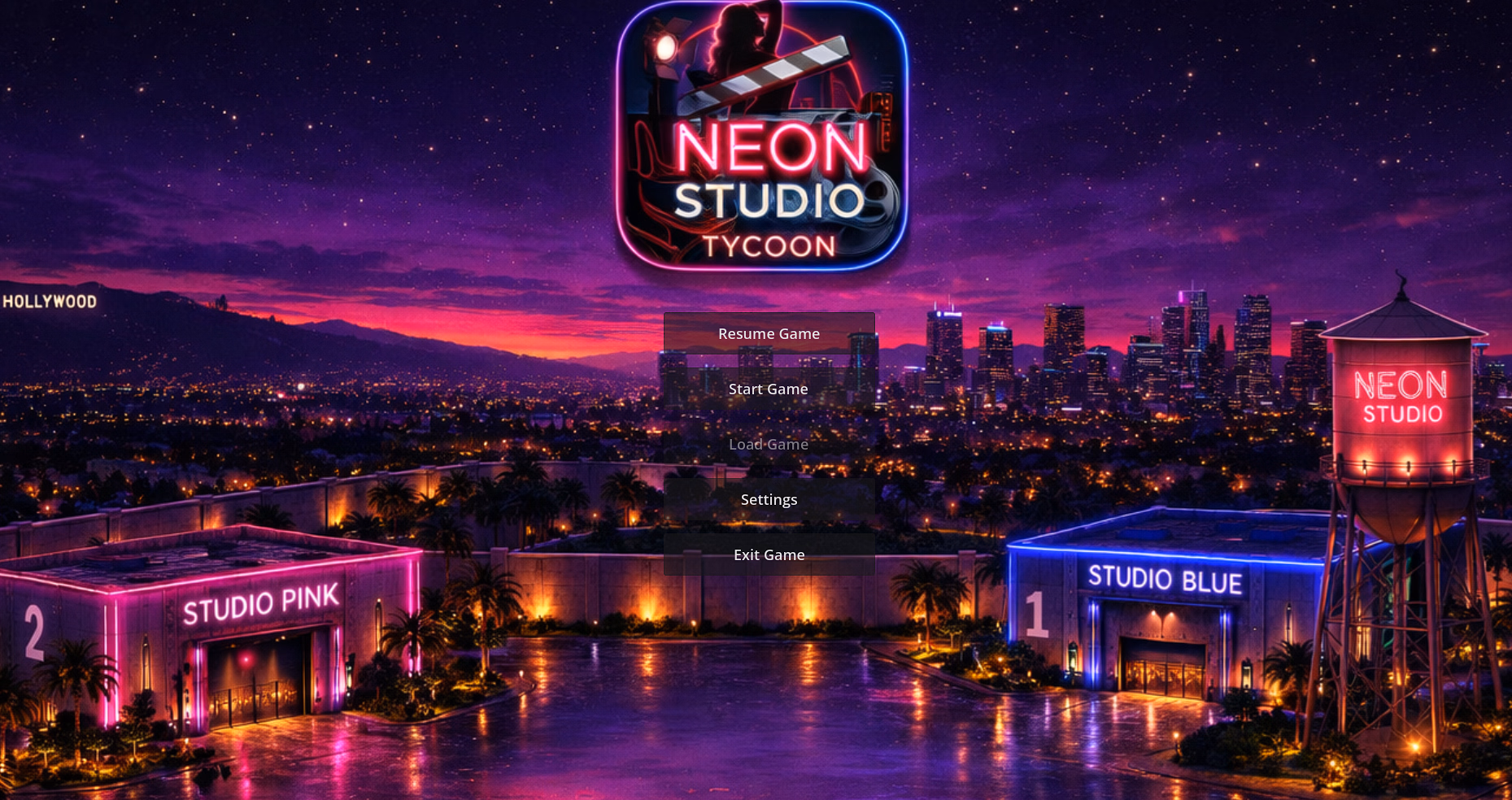 Neon Studio Tycoon — free Godot adult game download
