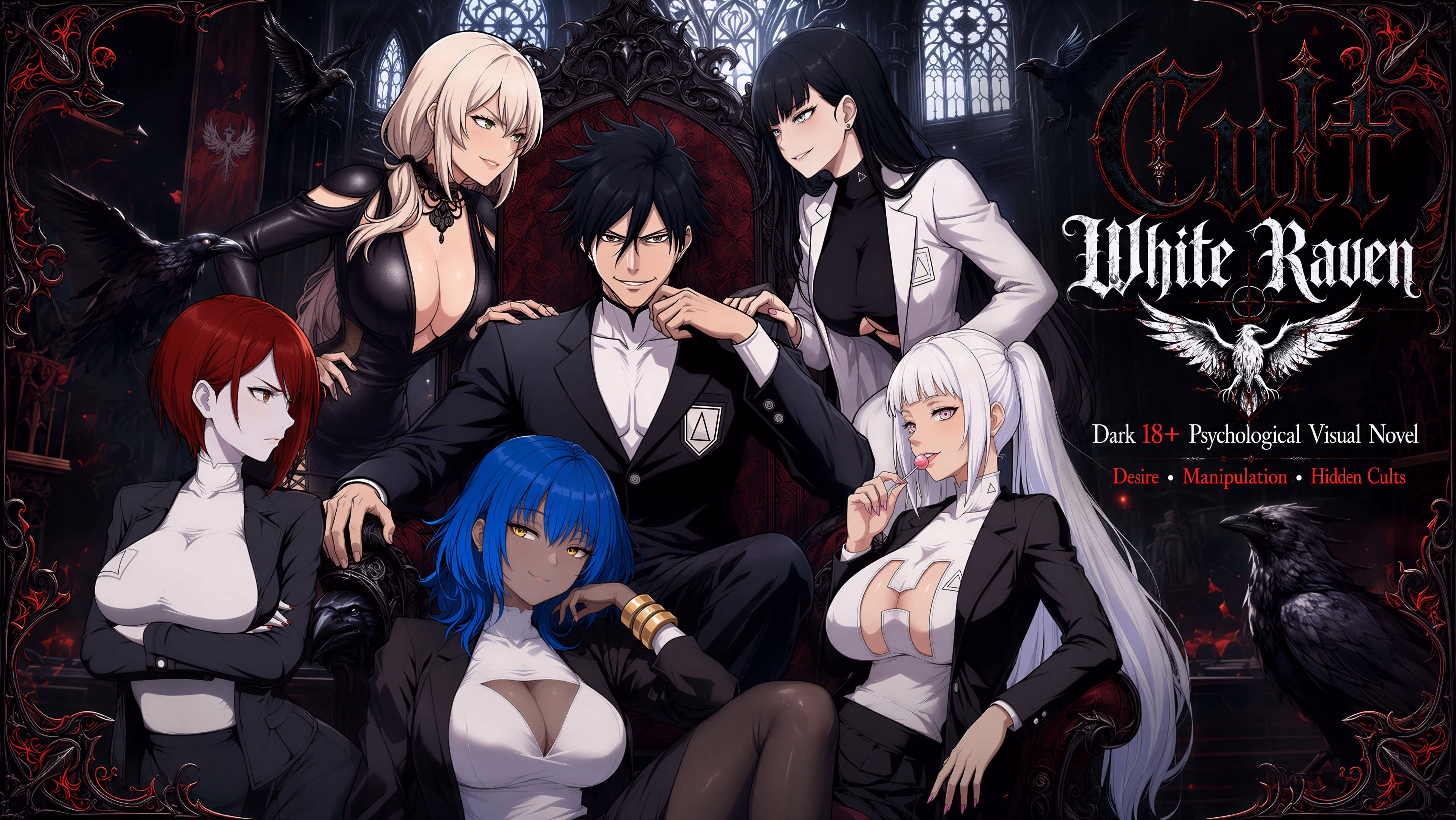 Cult: White Raven — free Ren'Py adult game download