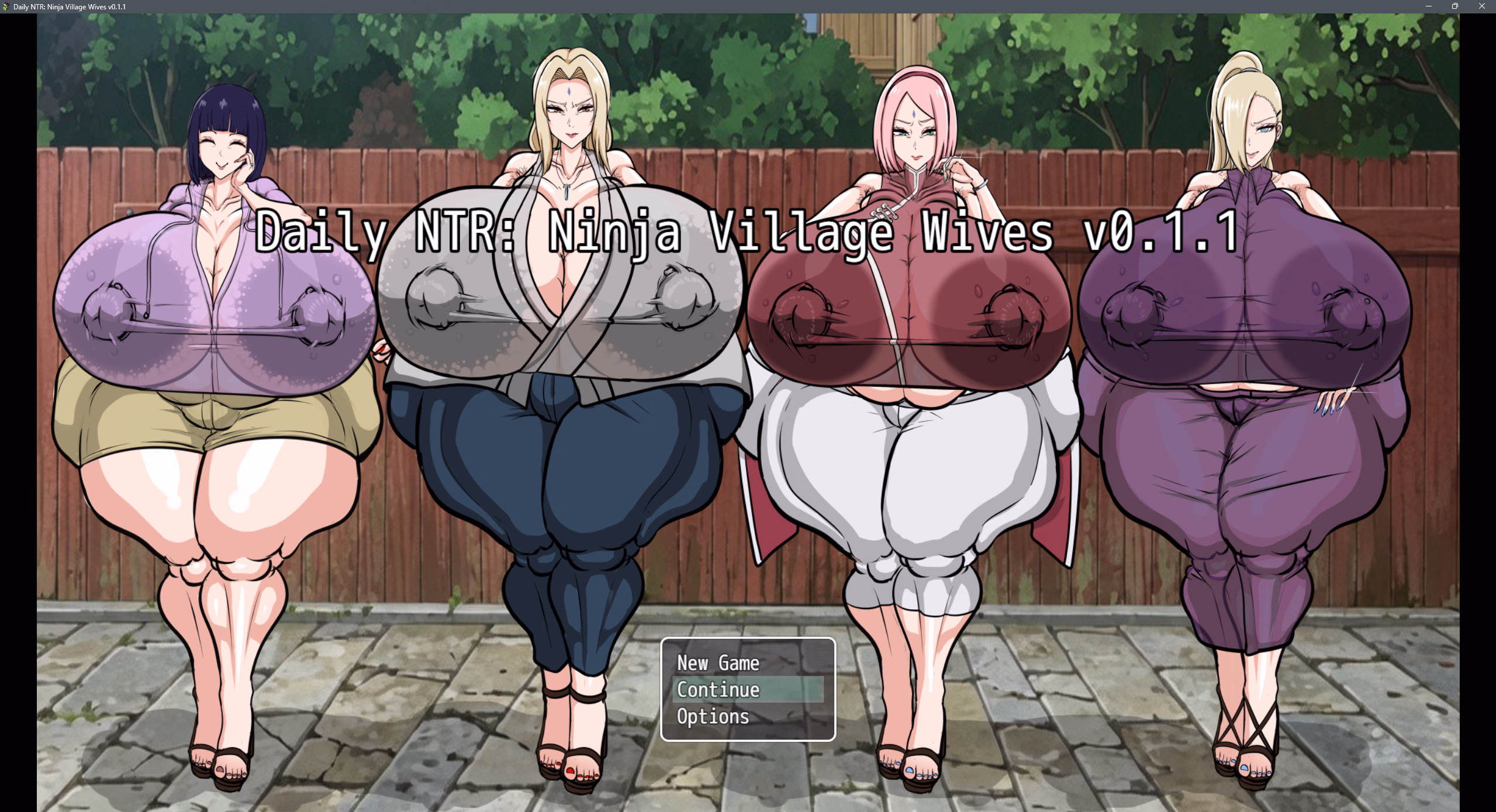 Daily NTR Ninja Village Wives — free RPGM adult game download
