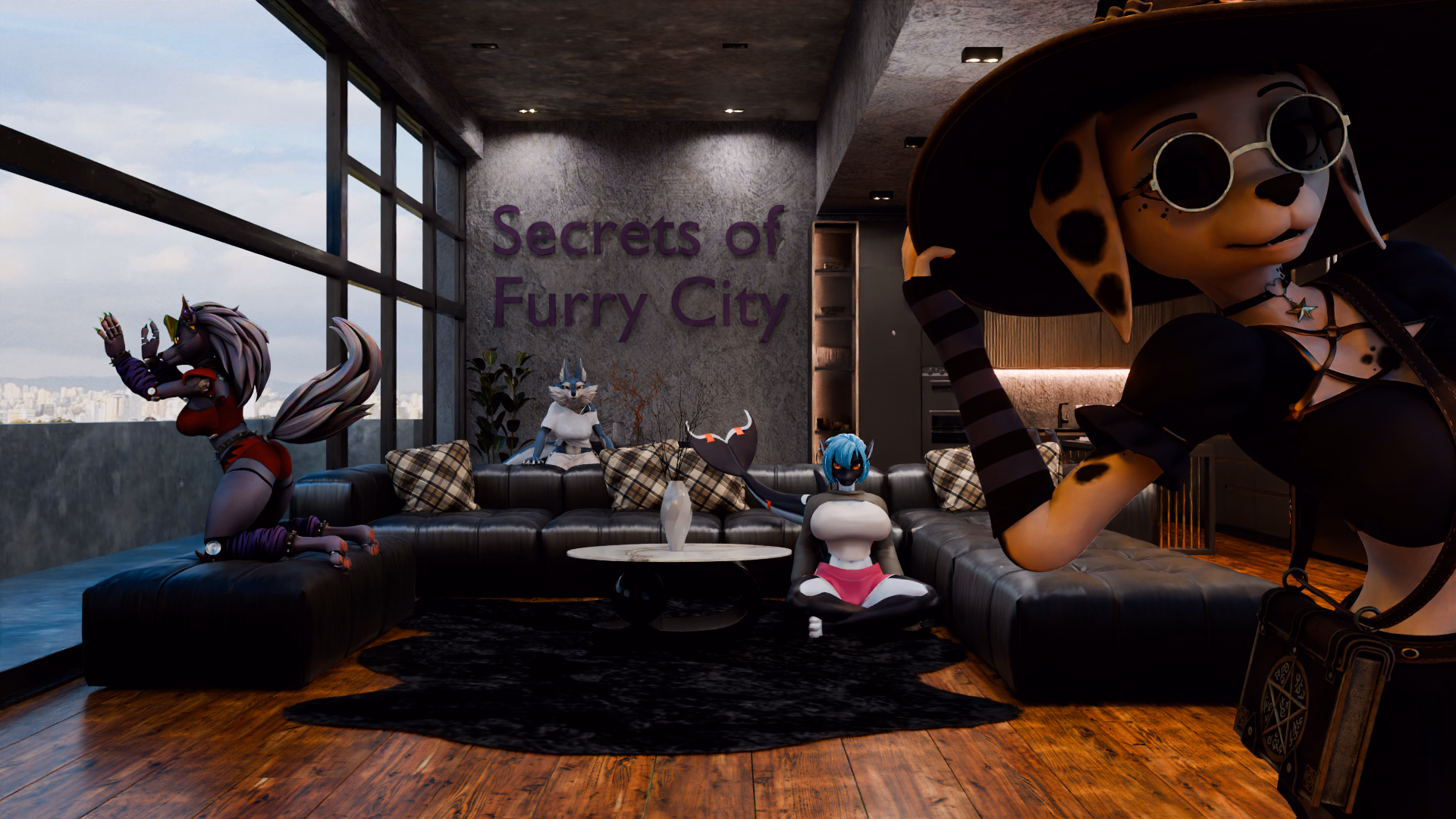 Secrets of Furry City — free Ren'Py adult game download