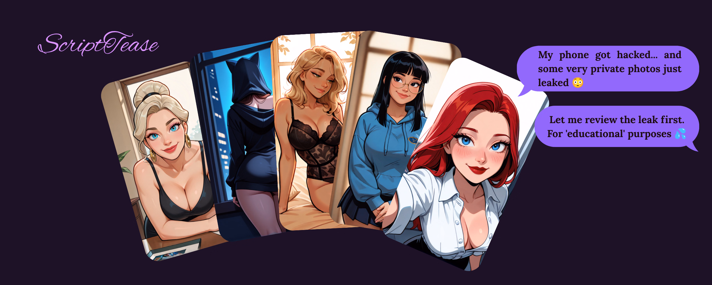 ScriptTease — free Godot adult game download
