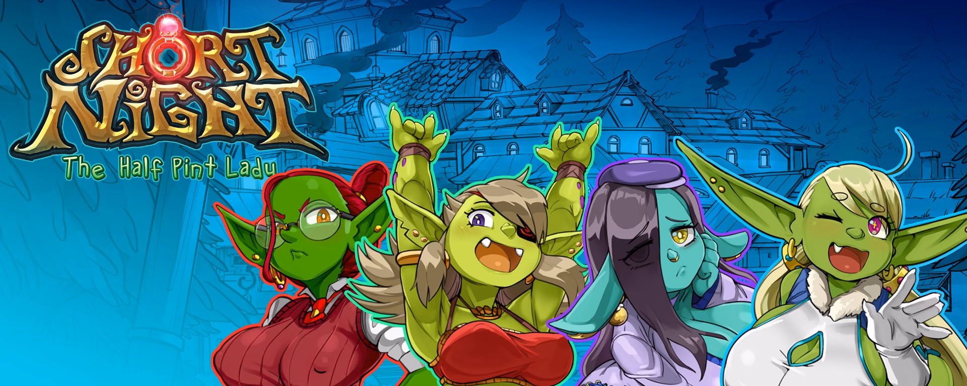 Short Night The Half Pint Lady — free Godot adult game download