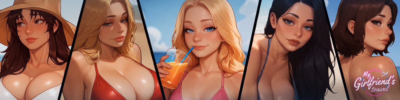 NTR Chat: My Girlfriend's Travel — free Godot adult game download