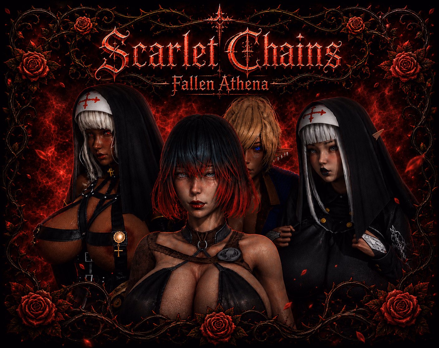 Scarlet Chains: Fallen Athena — free RPGM adult game download