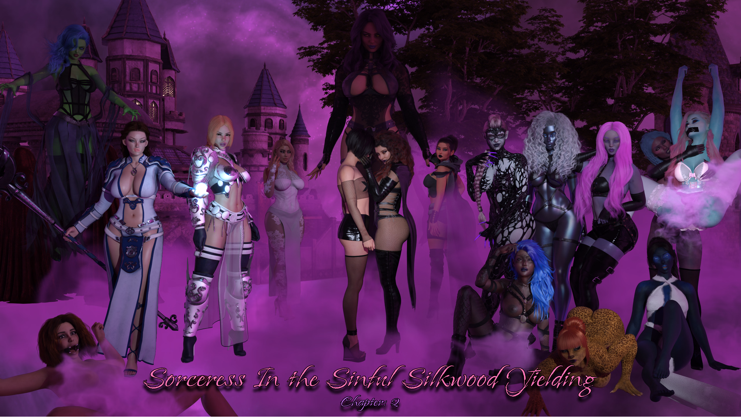 Sorceress In the Sinful Silkwood Yielding — free Ren'Py adult game download