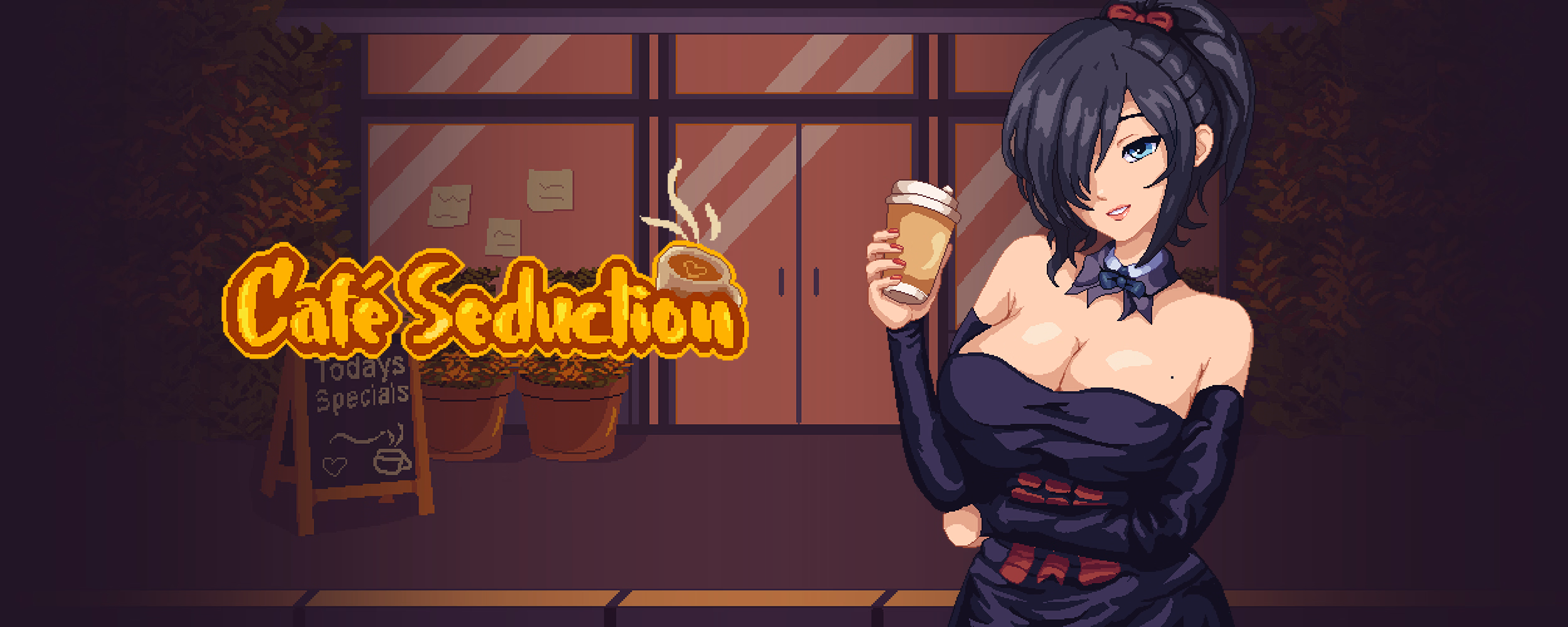 Café Seduction — free Godot adult game download
