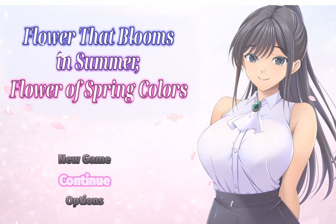 Flower That Blooms in Summer, Flower of Spring Colors — free RPGM adult game download