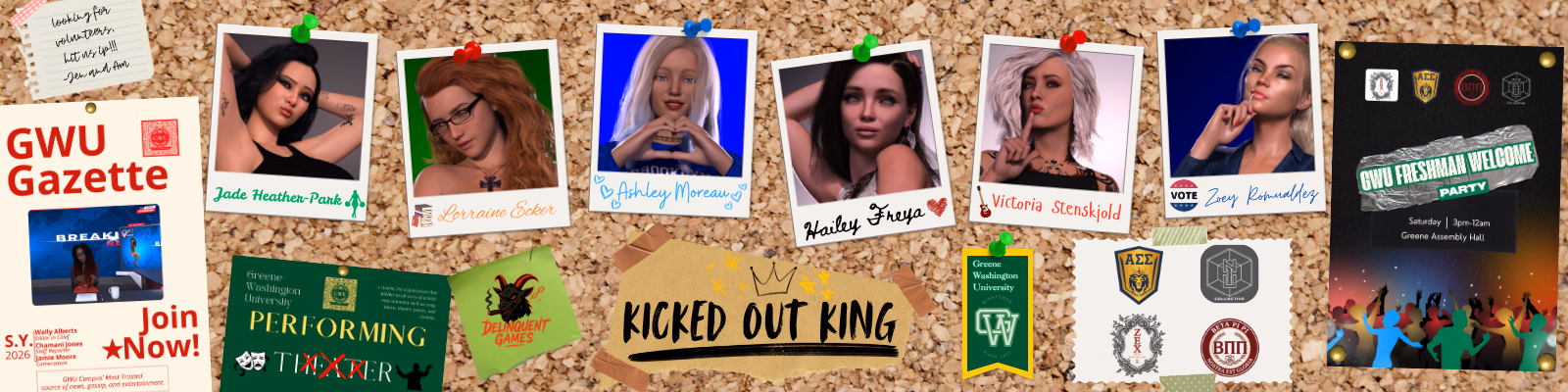 Kicked out King — free Ren'Py adult game download