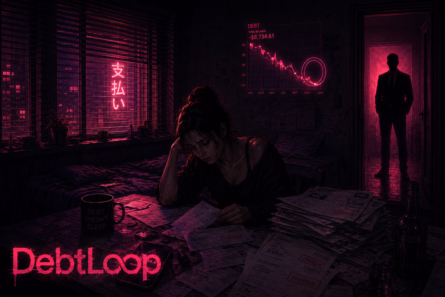 DebtLoop — free HTML adult game download