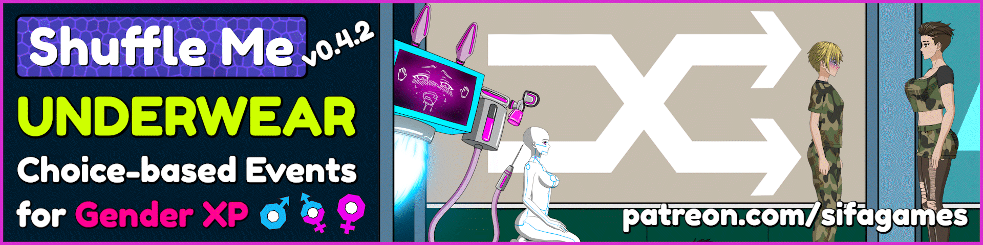 Shuffle Me — free Godot adult game download