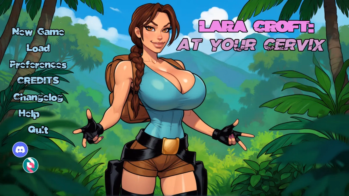 Lara Croft: At your Cervix — free Ren'Py adult game download